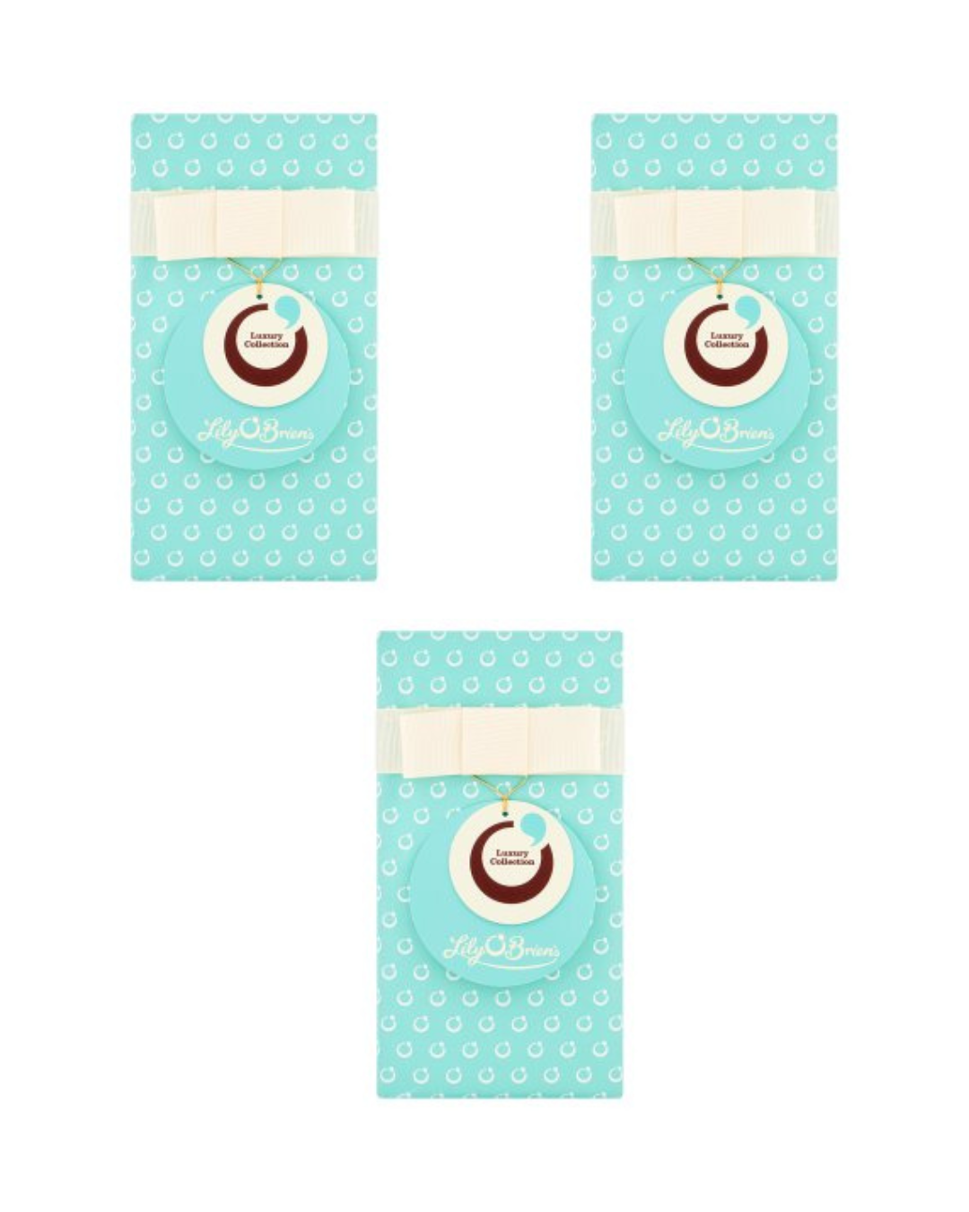Lily O' Briens Luxury Chocolate Collection 202g (3x Boxes)